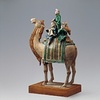 <em>Sancai</em>-glazed Pottery Musicians on Camelback